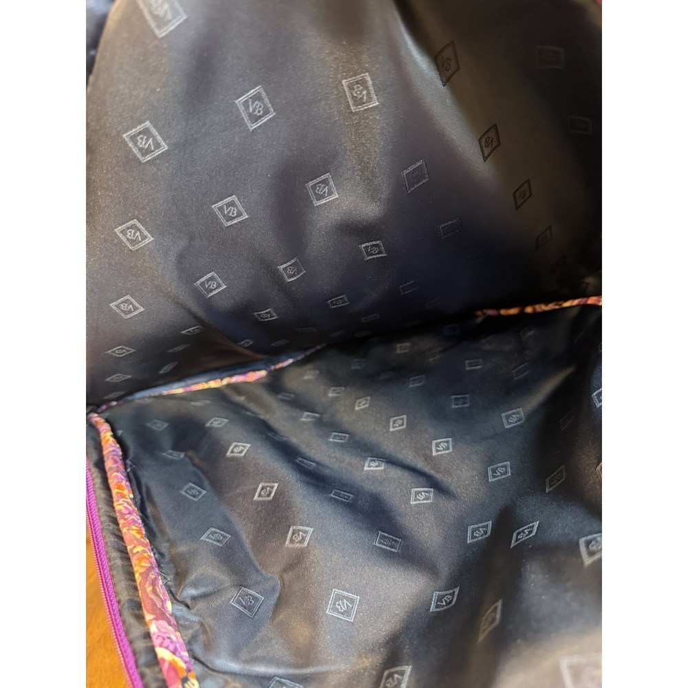 Vera Bradley Backpack Purple Paisley - Picture 4 of 8